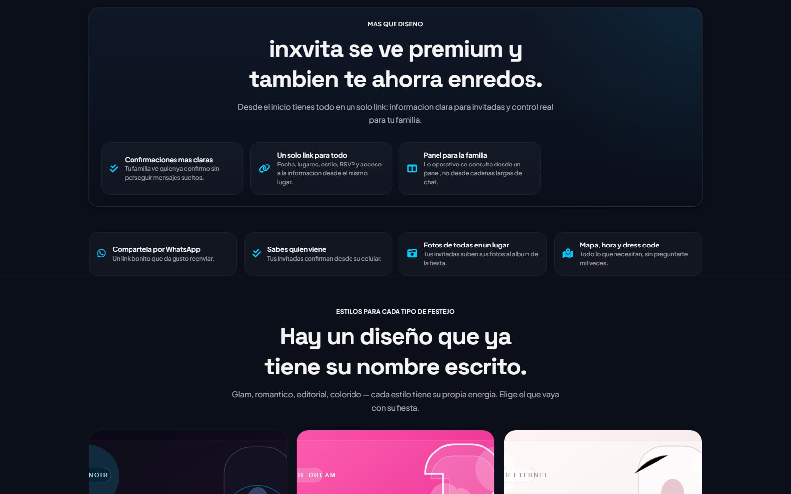 Funciones digitales de Inxvita